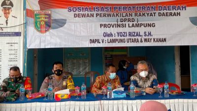 Yozi Rizal Sosialisasikan Perda AKB di Kampung Negeri Bumi Putra