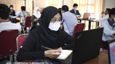 UTBK SBMPTN 2021 Unila Diikuti 8.249 Peserta