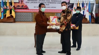 Pemkab Lamteng Raih Opini WTP Tiga Kali Berturut-turut dari BPK