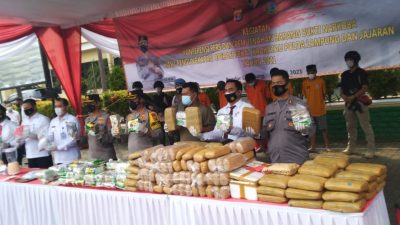 Dit Narkoba Polda Lampung Berhasil Ungkap Kasus 6 Kg Sabu dan 4 Kg Ganja