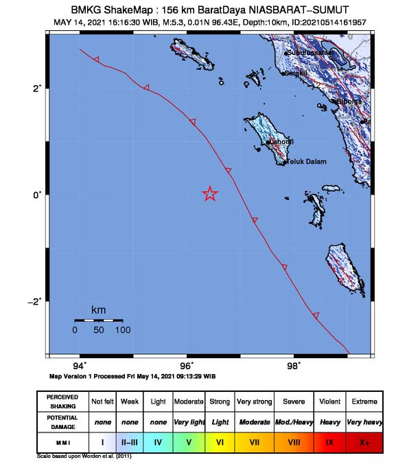 Gempa M 6,7 Guncang Nias Barat, Warga Panik