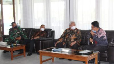 Tingkatkan Ekonomi, Pemkab Lamsel Siap Jalin Kerjasama dengan Satmakura dan Brigif