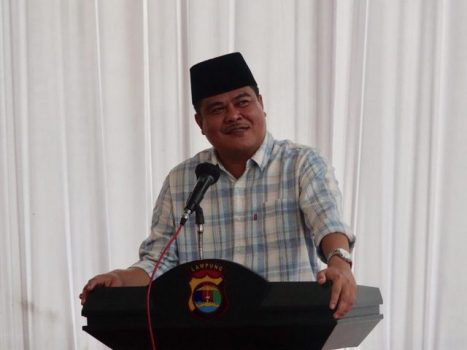 Bupati Musa Ahmad Hadiri Peresmian Markas Polsek Bumi Ratu Nuban