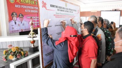 Walikota Minta Para Camat di Bandarlampung Waspadai Stunting