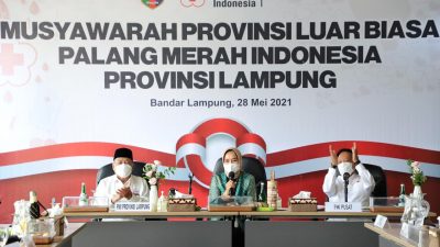 Istri Gubernur Lampung Terpilih sebagai Ketua PMI Lampung 2020-2025