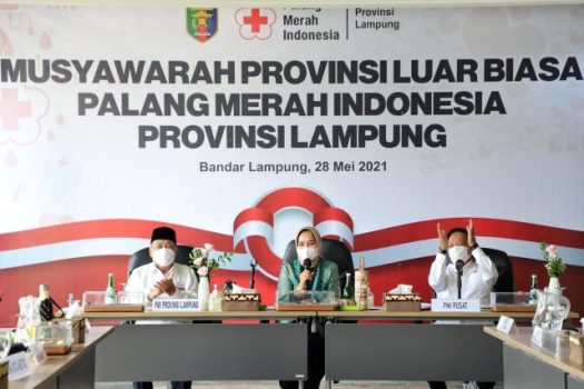 Istri Gubernur Lampung Terpilih sebagai Ketua PMI Lampung 2020-2025