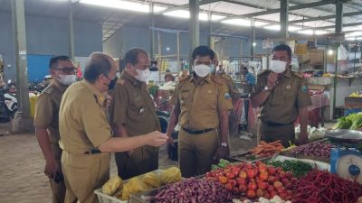 Satgas Pangan Pemkab Lamsel Pantau Harga Sembako di Pasar