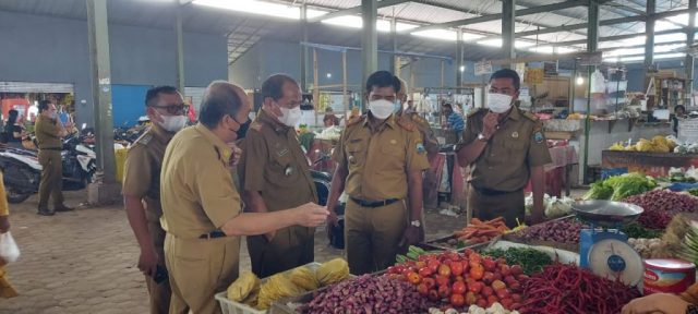 Satgas Pangan Pemkab Lamsel Pantau Harga Sembako di Pasar