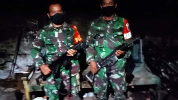 Dua Senjata Api Laras Panjang Diamankan dari Polsek Candipuro yang Dibakar Massa