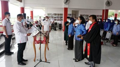 Sebanyak 56 CPNS Lamsel Jalani Sumpah-Janji