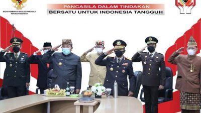 Gubernur Arinal Djunaidi Ikuti Upacara Peringatan Hari Lahir Pancasila