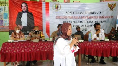 Lesty Ajak Desa Pancatunggal Lamsel Warga Amalkan Pancasila