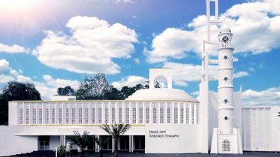Masjid Megah Pendiri JNE Diresmikan Gubernur Bangka Belitung