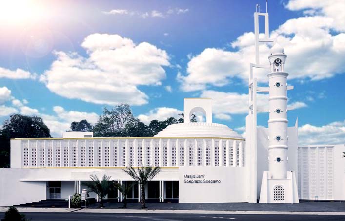 Masjid Megah Pendiri JNE Diresmikan Gubernur Bangka Belitung