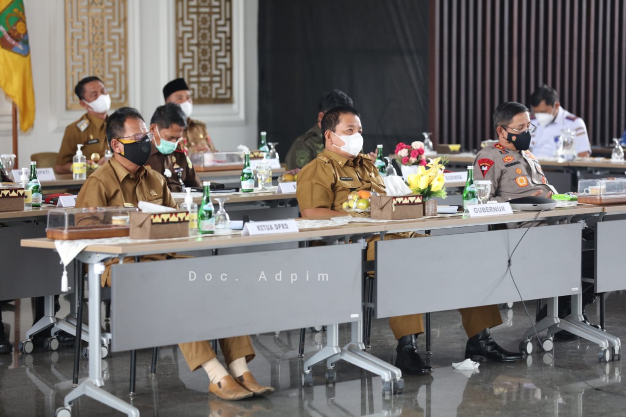 Gubernur Arinal  Ikuti Arahan Presiden Joko Widodo tentang Pengetatan dan Pemeriksaan Arus Balik