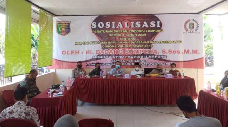 Dadang Sumpena Sosialisasi Perda AKB di Mekarjaya Lambar