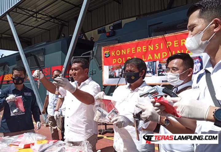 Polda Lampung Tembak 41 Begal-Maling Motor, Satu Tewas