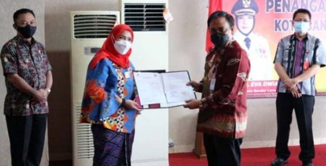 BBPOM Hibahkan Tanah untuk Pemkot Bandarlampung