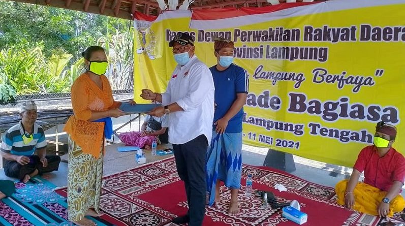Made Bagiasa Reses di Tiga Tempat di Lampung Tengah