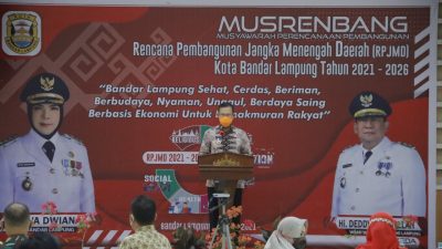 Musrenbang RPJMD Kota Bandarlampung 2021-2026, Ini Pesan Gubernur Lampung