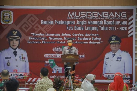 Musrenbang RPJMD Kota Bandarlampung 2021-2026, Ini Pesan Gubernur Lampung