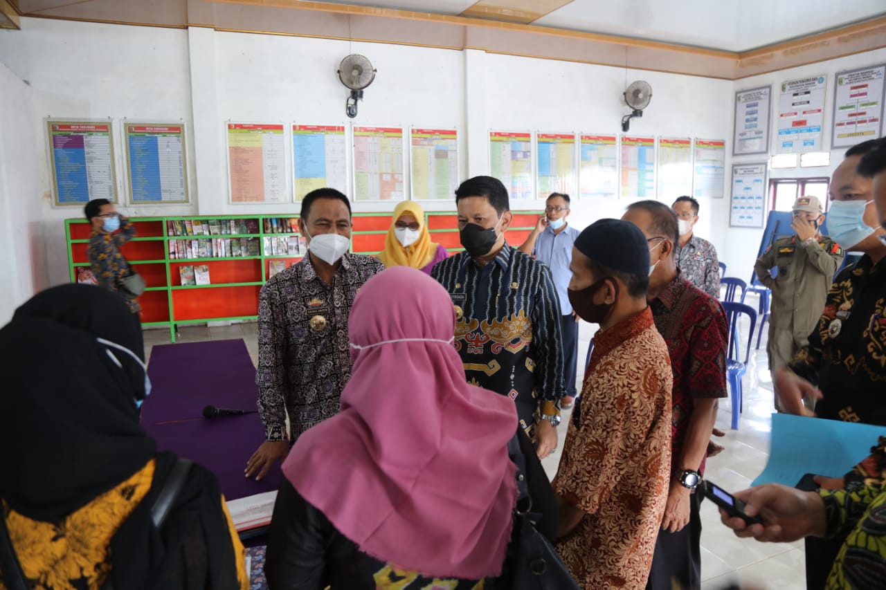 Tim Pemantau  PPKM Lampung Pantau Penanganan Pencegahan Covid-19 di Pesawaran dan Lamsel