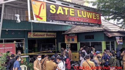 Lagi, Pemkot Bandarlampung Menyegel Tiga Rumah Makan dan Satu Kafe