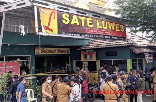 Lagi, Pemkot Bandarlampung Menyegel Tiga Rumah Makan dan Satu Kafe