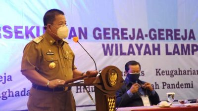 Buka Sidang Umum VI Persekutuan Gereja-Gereja Indonesia Wilayah Lampung, Ini Pesan Gubernur Arinal