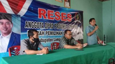 Dua Anggota DPRD Lampung Reses di Gunungsugih