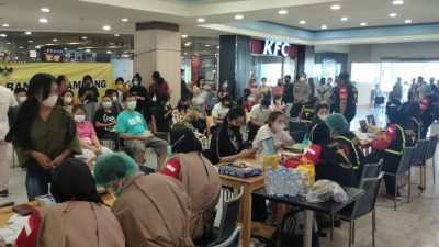 Polda Lampung Gelar Vaksinasi Covid-19 di Moka