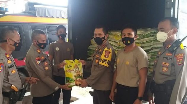Dampak Covid-19, Polres Tanggamus Siap Salurkan Lima Ton Beras
