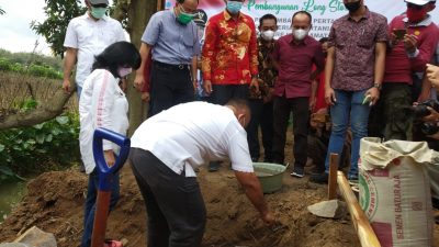 Lakukan Peletakan Batu Pertama Pembangunan “Long Storage”, Nanang Dukung Program Majukan Teknologi Sejahterakan Masyarakat Lamsel
