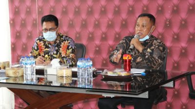 Bupati Nanang Ermanto Minta Seluruh Jajaran Pemkab Lamsel Gotong-Royong Perbaiki Polsek Candipuro