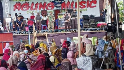 Satgas Covid-19 Lamtim Bubarkan Hiburan Organ Tunggal di Acara Hajatan