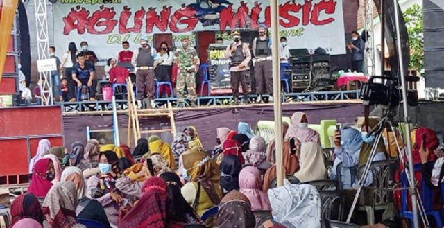 Satgas Covid-19 Lamtim Bubarkan Hiburan Organ Tunggal di Acara Hajatan