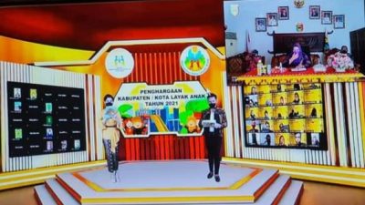 Tanggamus Raih Penghargaan Kabupaten Layak Anak 2021 Kategori Pratama