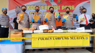 Pengiriman 16 Kg Sabu Digagalkan di Pelabuhan Bakauheni