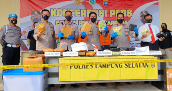 Pengiriman 16 Kg Sabu Digagalkan di Pelabuhan Bakauheni