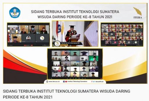 Itera Mewisuda 292 Lulusan Sarjana Secara Daring