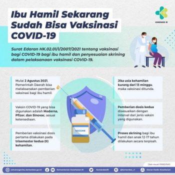 Ibu Hamil Kini Sudah Bisa Vaksinasi Covid-19