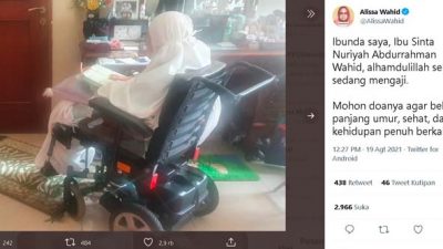 Hoaks Sinta Nuriyah Wahid Meninggal, Ini Penjelasan Alissa Wahid