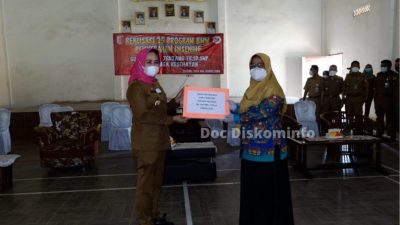 Bupati Tulangbawang Serahkan Insentif Tenaga Kesehatan dan Honorer