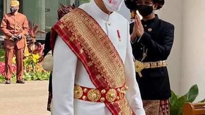 Ini Penjelasan tentang Pakaian Adat Lampung yang Dikenakan Presiden Jokowi pada Upacara Peringatan HUT ke-76 RI