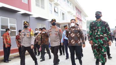 Tinjau Rusunawa Isolasi Terpusat Pasien Covid-19 di Lamsel, Ini Kata Kapolda Lampung