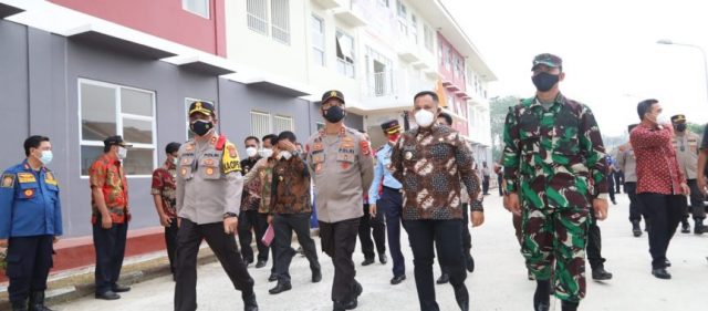 Tinjau Rusunawa Isolasi Terpusat Pasien Covid-19 di Lamsel, Ini Kata Kapolda Lampung