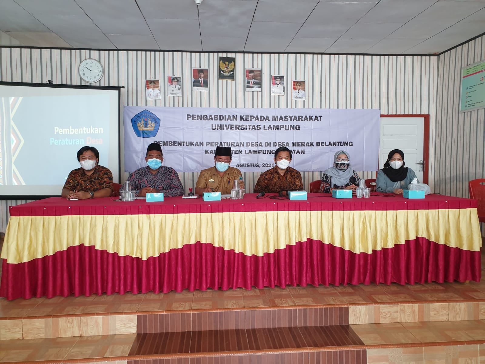 Tim Hukum Tata Negara Unila Bantu Masyarakat Bentukan Peraturan Desa