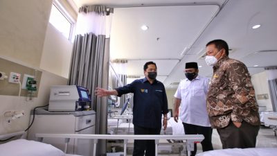 Ditinjau Gubernur Lampung – Menteri BUMN – Menag, Ini Fasilitas Rumah Sakit Darurat Covid-19 di Asrama Haji Rajabasa