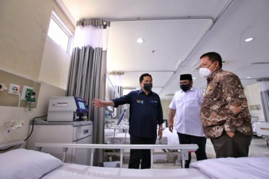 Ditinjau Gubernur Lampung – Menteri BUMN – Menag, Ini Fasilitas Rumah Sakit Darurat Covid-19 di Asrama Haji Rajabasa