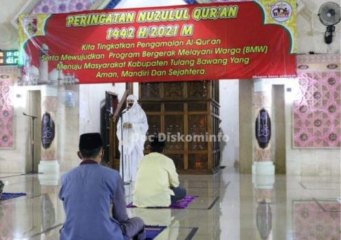 Pemkab Tulang Bawang Gelar Peringatan Nuzulul Qur’an 1442-H